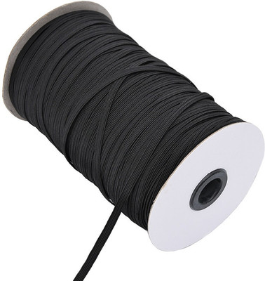 Creations Braided Black Elastic(10 m)