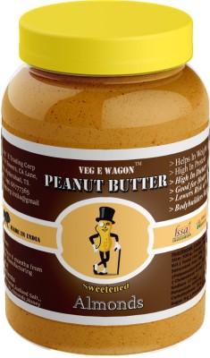 Veg E Wagon Peanut Butter Almonds - sweetened 250 gm 250 g