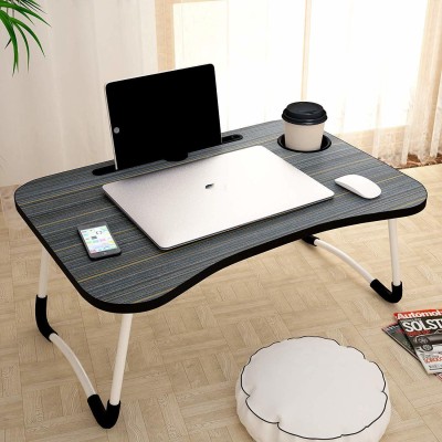 PEERAI Wood Portable Laptop Table(Finish Color - Black, DIY(Do-It-Yourself))
