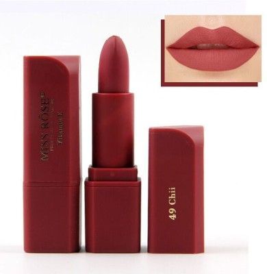 MISS ROSE Imported NEW MATTE LIPSTICK WITH VITAMIN E(Chii, 2.8 g)