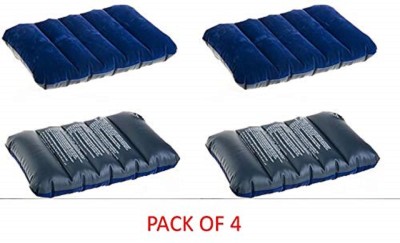 DDARSH ENTERPRISE Air Stripes Travel Pillow Pack of 4(Blue)