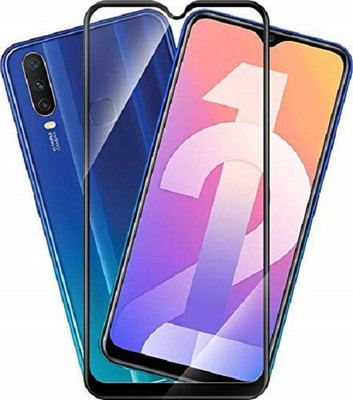 HOBBYTRONICS Edge To Edge Tempered Glass for VIVO Y15(Pack of 1)