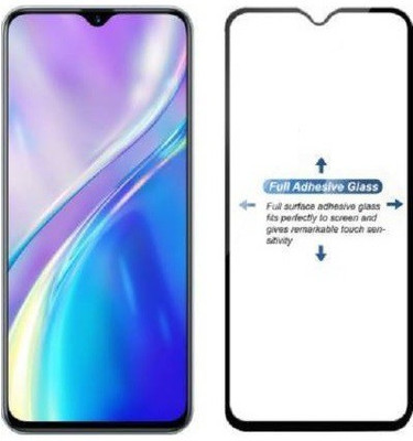 HOBBYTRONICS Edge To Edge Tempered Glass for Realme XT(Pack of 1)