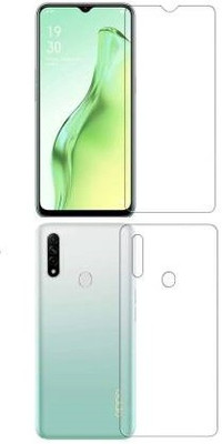 WowSimp Front and Back Tempered Glass for Oppo A31(Pack of 1)