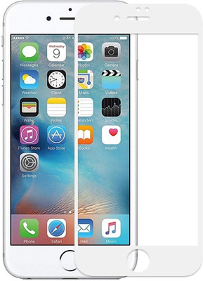 electmart Edge To Edge Tempered Glass for Apple iPhone 6s, Apple iPhone 6(Pack of 1)