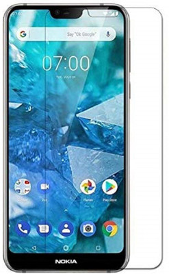 INFINITYWORLD Tempered Glass Guard for Nokia 6.1 Plus(Pack of 1)