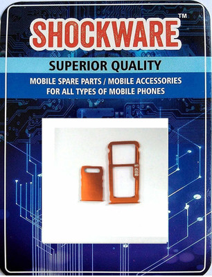 Shockware Sim Card Tray(Compatible With Nokia 3.1 Plus Copper)