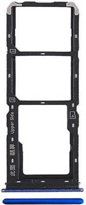 Shockware Sim Card Tray(Compatible With Realme 5 Pro Blue)