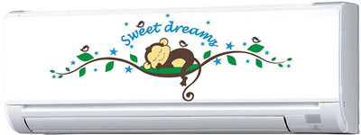 Asmi Collections 46 cm Monkey Sleeping Self Adhesive Sticker(Pack of 1)