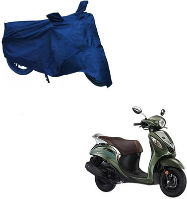 THE REAL ARV Waterproof Two Wheeler Cover for Yamaha(Fascino, Blue)