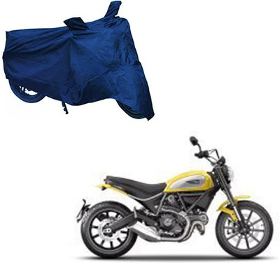 DeepShakshi AUTOMOTIVE Two Wheeler Cover for Ducati(Scrambler, Blue)