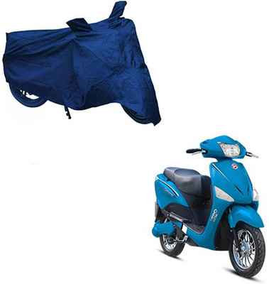 Gavya Waterproof Two Wheeler Cover for Hero(Electric, Blue)