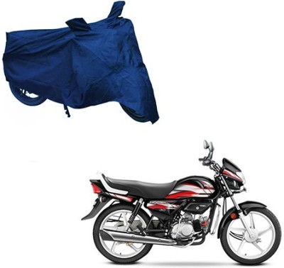 THE REAL ARV Waterproof Two Wheeler Cover for Hero(CD deluxe, Blue)