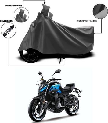 SEBONGO Waterproof Two Wheeler Cover for Universal For Bike(Grey)