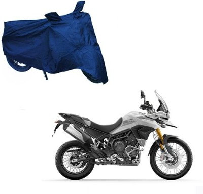 THE REAL ARV Waterproof Two Wheeler Cover for Triumph(Trigger, Blue)