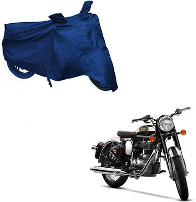 APNEK Waterproof Two Wheeler Cover for Royal Enfield(Classic 500, Blue)