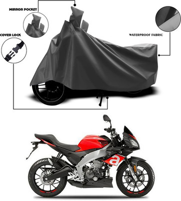 ANTHUB Waterproof Two Wheeler Cover for Aprilia(Grey)