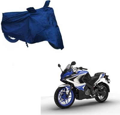 DeepShakshi AUTOMOTIVE Two Wheeler Cover for Bajaj(Pulsar RS 200, Blue)