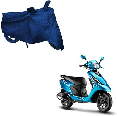 THE REAL ARV Waterproof Two Wheeler Cover for TVS(Zest, Blue)