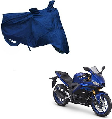 THE REAL ARV Waterproof Two Wheeler Cover for Yamaha(YZF R25, Blue)