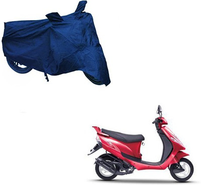 THE REAL ARV Waterproof Two Wheeler Cover for Mahindra(Kine, Blue)