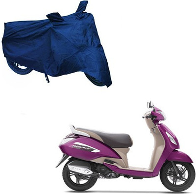 THE REAL ARV Waterproof Two Wheeler Cover for TVS(Jupiter, Blue)