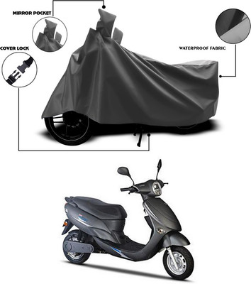 SEBONGO Waterproof Two Wheeler Cover for Avon(Grey)