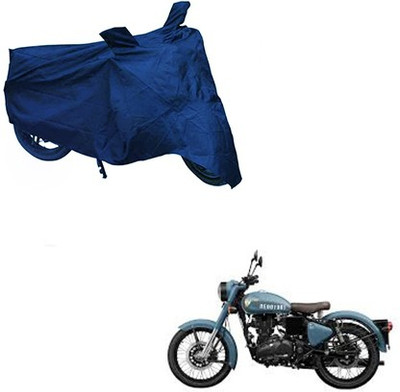 APNEK Waterproof Two Wheeler Cover for Royal Enfield(Bullet 500, Blue)