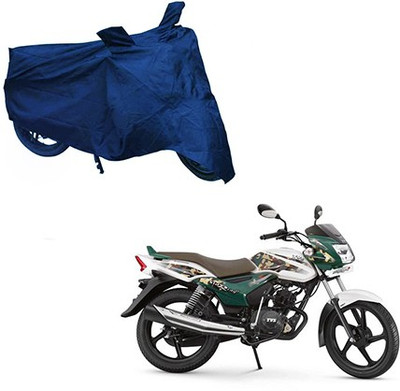 THE REAL ARV Waterproof Two Wheeler Cover for TVS(Star, Blue)