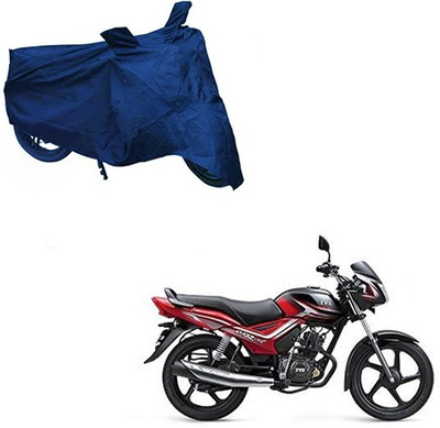 THE REAL ARV Waterproof Two Wheeler Cover for TVS(Star City, Blue)