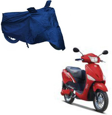 THE REAL ARV Waterproof Two Wheeler Cover for Hero(E Scoot, Blue)