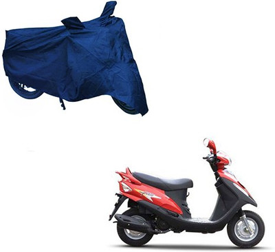 THE REAL ARV Waterproof Two Wheeler Cover for Mahindra(Flyte, Blue)