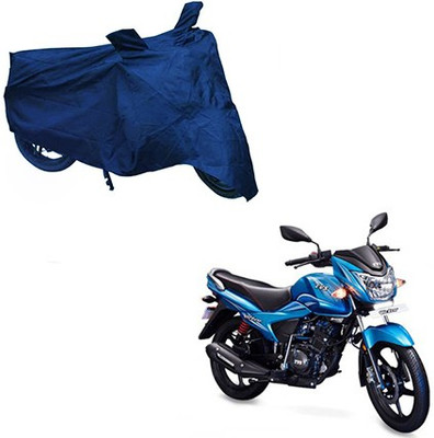 DeepShakshi AUTOMOTIVE Two Wheeler Cover for TVS(Victor New, Blue)