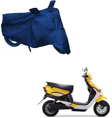 Gavya Waterproof Two Wheeler Cover for Indus(Yo, Blue)