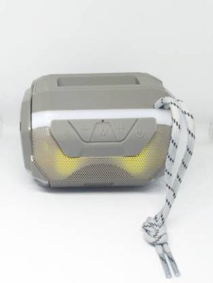 Vacotta Super Bass Splash Proof Wireless 8 W Bluetooth Speaker 8 W Bluetooth Speaker(Grey, Stereo Channel)