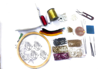 KHUSHA CREATIONS Emroidery kit for beginner and for craft and embroidery