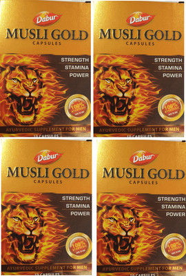 Dabur Musli Gold(Pack of 4, 40)