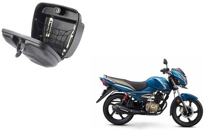 Buras Luggage Box Black Plastic Motorbike Saddlebag