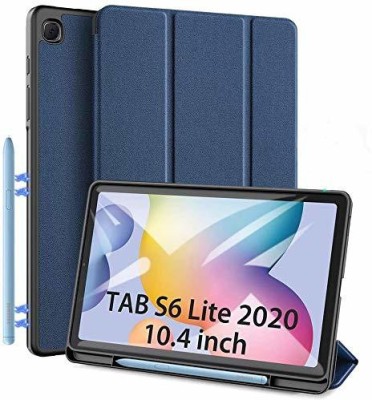 YAOJIN Flip Cover for Samsung Galaxy Tab S6 Lite 10.4 inch(Blue)