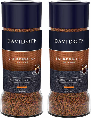 Davidoff Cafe Espresso 57 Intense, Instant Coffee, 100gm (Pack of 2) (Imported) Instant Coffee(2 x 100 g)