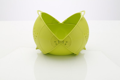 VISHVA ENTERPRISE High Quality fruits basket or rise bowl Collapsible Colander(Green)