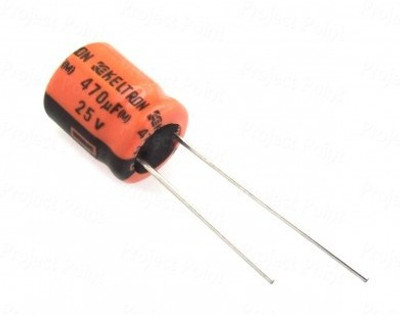 jivith 470uF 25V Electrolytic Capacitor Electronic Components Electronic Hobby Kit