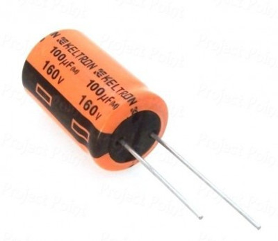 jivith 100uF 160V Electrolytic Capacitor Electronic Components Electronic Hobby Kit