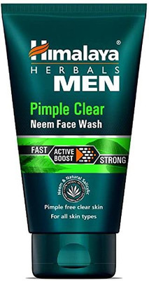 HIMALAYA Since 1930 Men Pimple Clear Neem  50ml Pack of 2 Face Wash(100 ml)