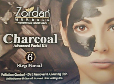 ZORDAN CHARCOAL advance Facial Kit ( 33gm + 33gm-Pack of 2)(2 x 33 g)