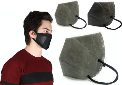 Pramadda Outdoor Reusable N 95 Super Face mask max protection for men and women girls pollution Shield mask for kids 5 layer shield protection mask for adults and kids without respirator and Melt Blown fabric combo pack S-N95 Water Resistant, Reusable, Washable(Multicolor, Free Size, Pack of 4) Flipkart