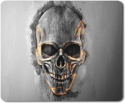 5 ACE skull wiht fire line moud HD Printed designer speed mousepad for Laptop|Dekstop|gamers|Graphic designers-7x8.5 Inches Mousepad(Multicolor)