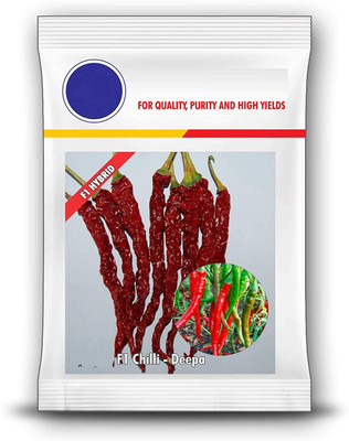 VibeX XX-967-SEEDS F1 Chilli Deepa Seed(150 per packet)