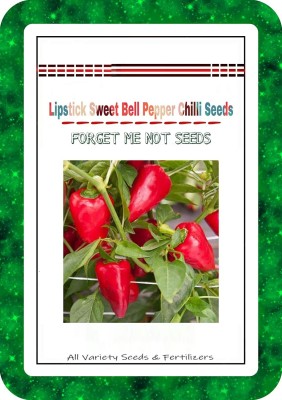 ActrovaX Lipstick Sweet Bell Pepper Chilli High Quality Hybrid [1gm Seeds] Seed(1 g)