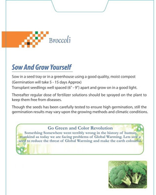 CRGO BROCCOLI Seed(90 per packet)